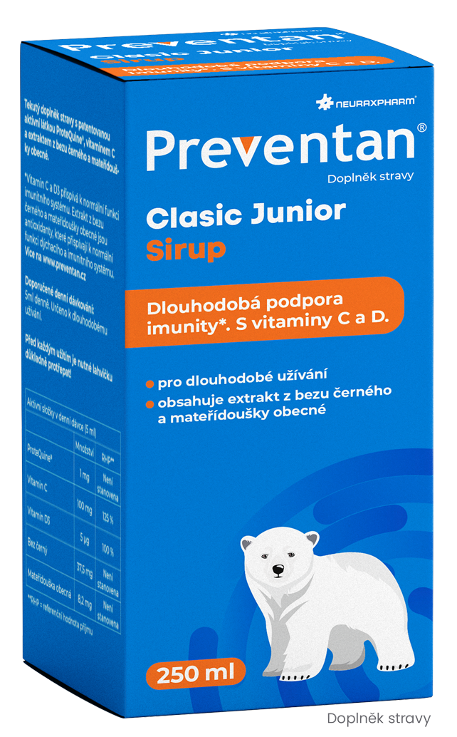 Preventan® Clasic Junior Sirup - Obrázek produktu
